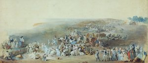 Parisians at the Champ de Mars Preparing for the Fete de la Federation, 14th July 1790